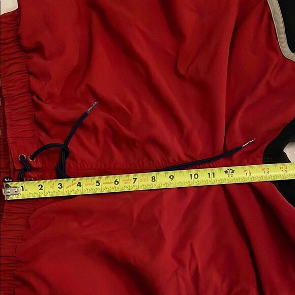 Nautica Red Swim Trunks Bathing Suit Mens Size XXL Beach Vacation - Picture 7 of 11
